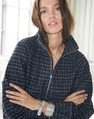 Mae LL Jakke - Dark Blue